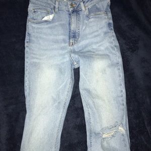 Light Wash High Waisted Jeans